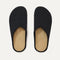 The Casual Clog in Black shown from the top. 