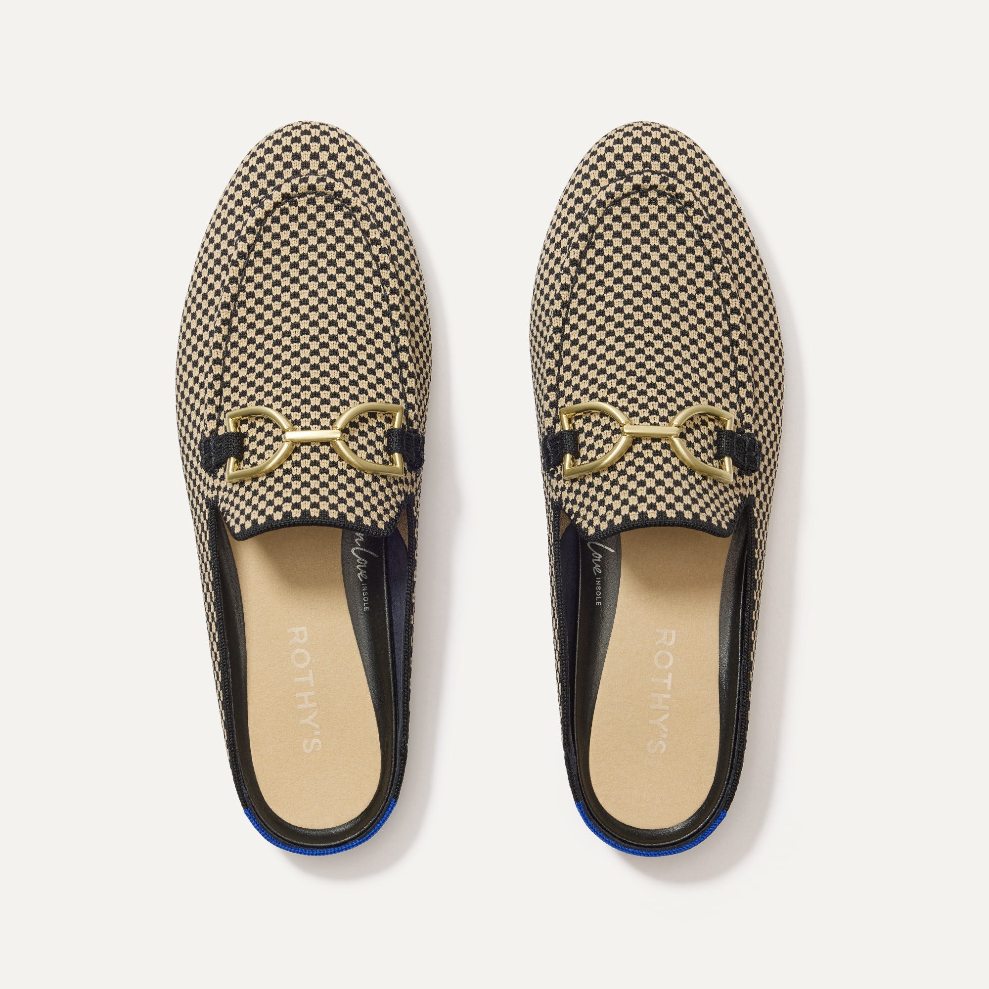 Double Bit Loafer Mule Classic Micro Check