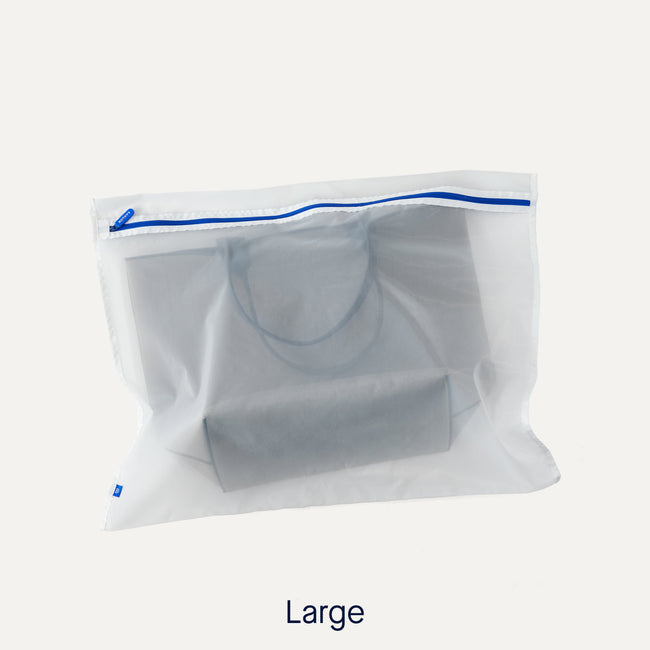 The Easy Wash Bag in Large with The Lightweight Tote inside.