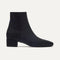 The Classic Boot in Black shown from the side. 