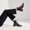 hover | Model wearing The Classic Boot in Cool Cat.