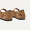 Close up of the heel of The Kids Mary Jane in Tawny Twig.