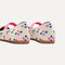 Close up of the heel of The Kids Mary Jane in Bubblegum Pop.