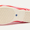 The sole of The Kids Mary Jane in Cherry Stripe.