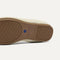 The sole of The Kids Mary Jane in White Open-Knit.