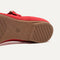 The sole of The Point Mary Jane II in Red Crisp shown in diagonal view. 