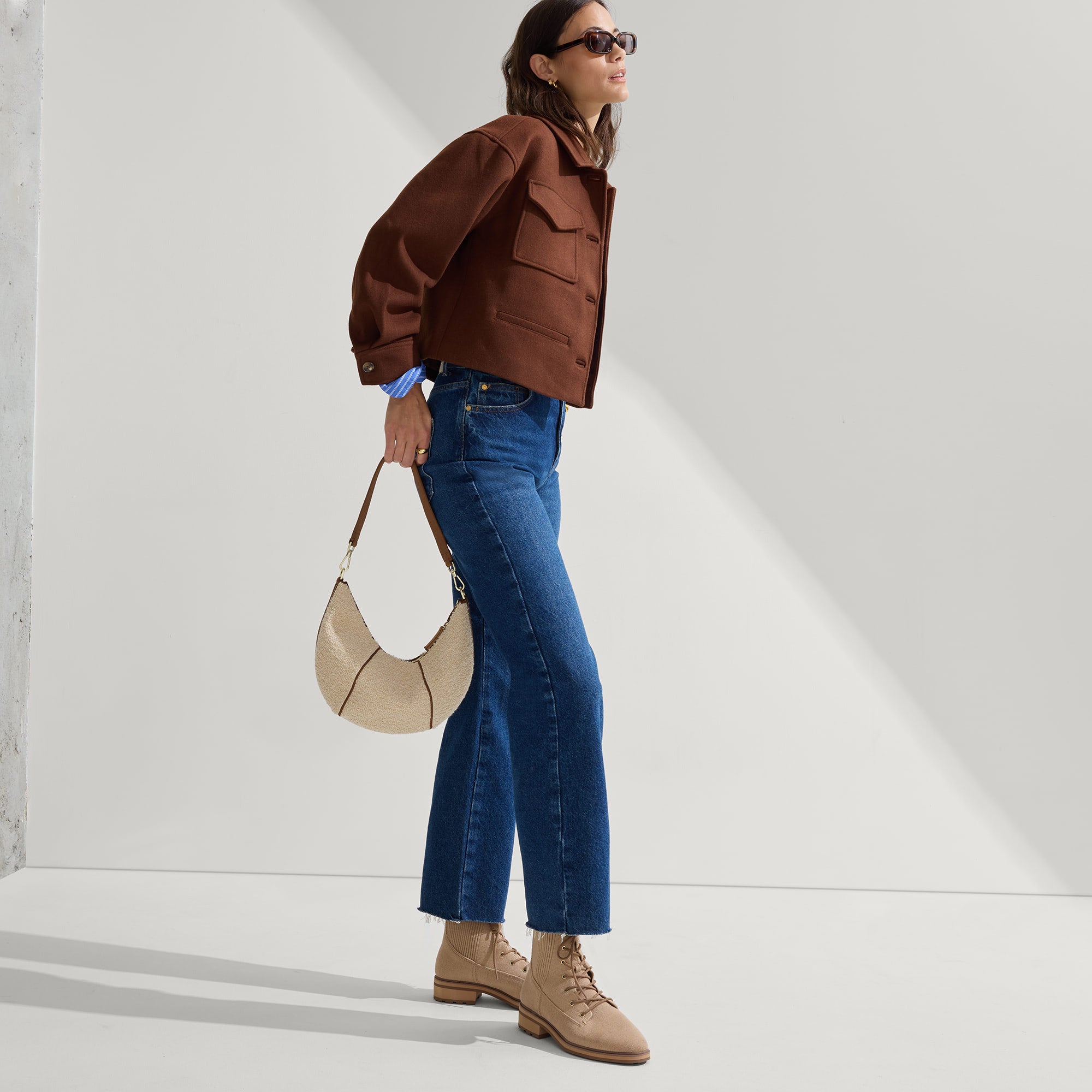 Rothy\'s The Laced Lug Boot kiannahedjazi is ready for cooler days in The Cozy Laced Lug  main image 2