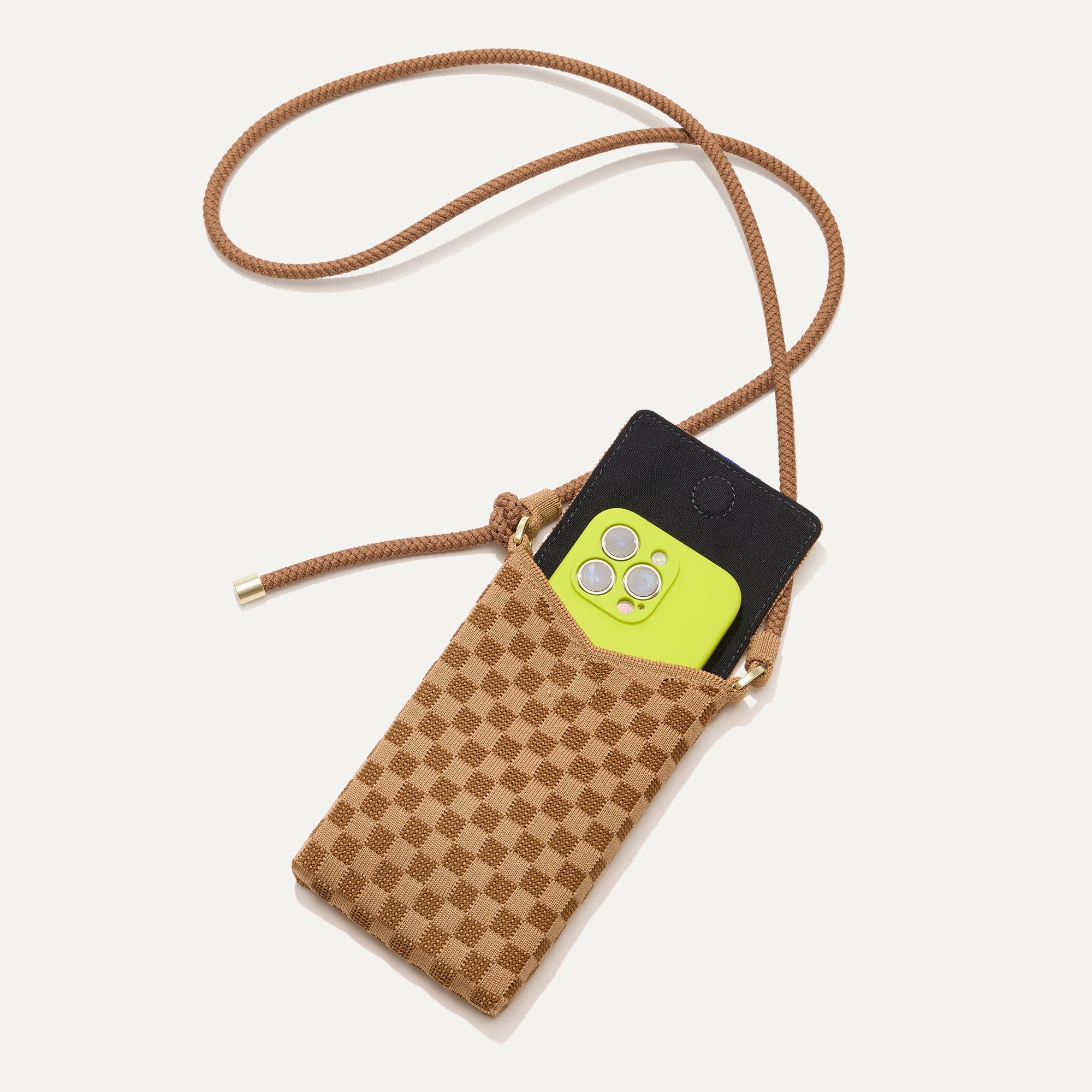 The Phone Crossbody in Hazelnut - Thumbnail 4