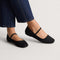 hover | Model wearing The Max Square Mary Jane in Black.