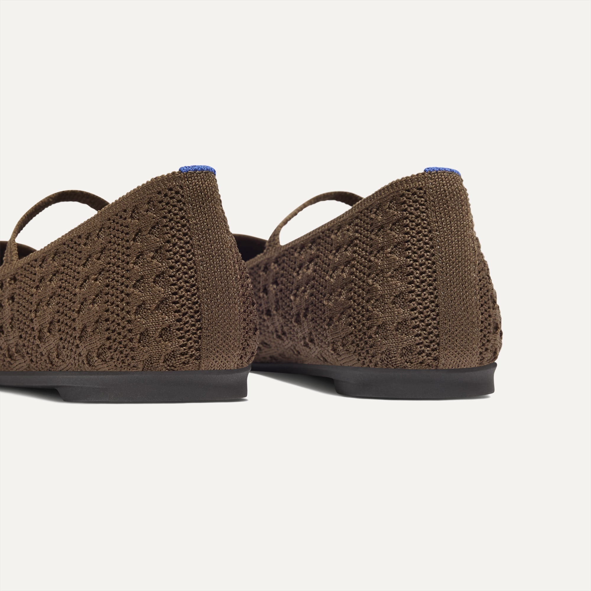 The Max Square Mary Jane in Cinnamon Crochet | Rothy's