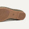 The sole of The Max Square Mary Jane in Safari Basketweave shown in diagonal view.