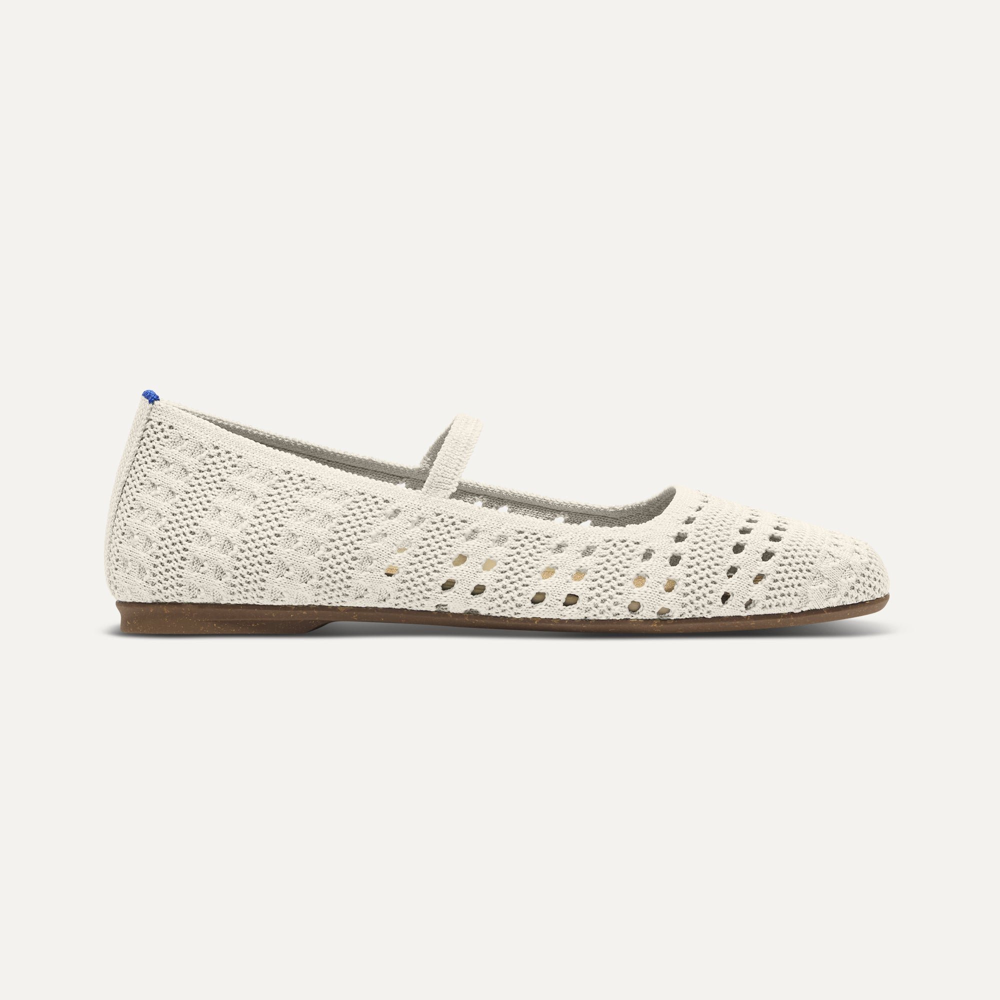 The Max Square Mary Jane in Sandy Crochet | Rothy's