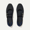 The Double Buckle Mary Jane in Black shown from the top.
