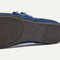 The sole of The Double Buckle Mary Jane in Blue Mesh.