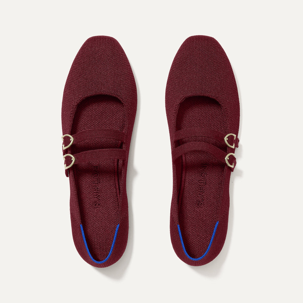 Suede Mary Jane with Diamond Buckle