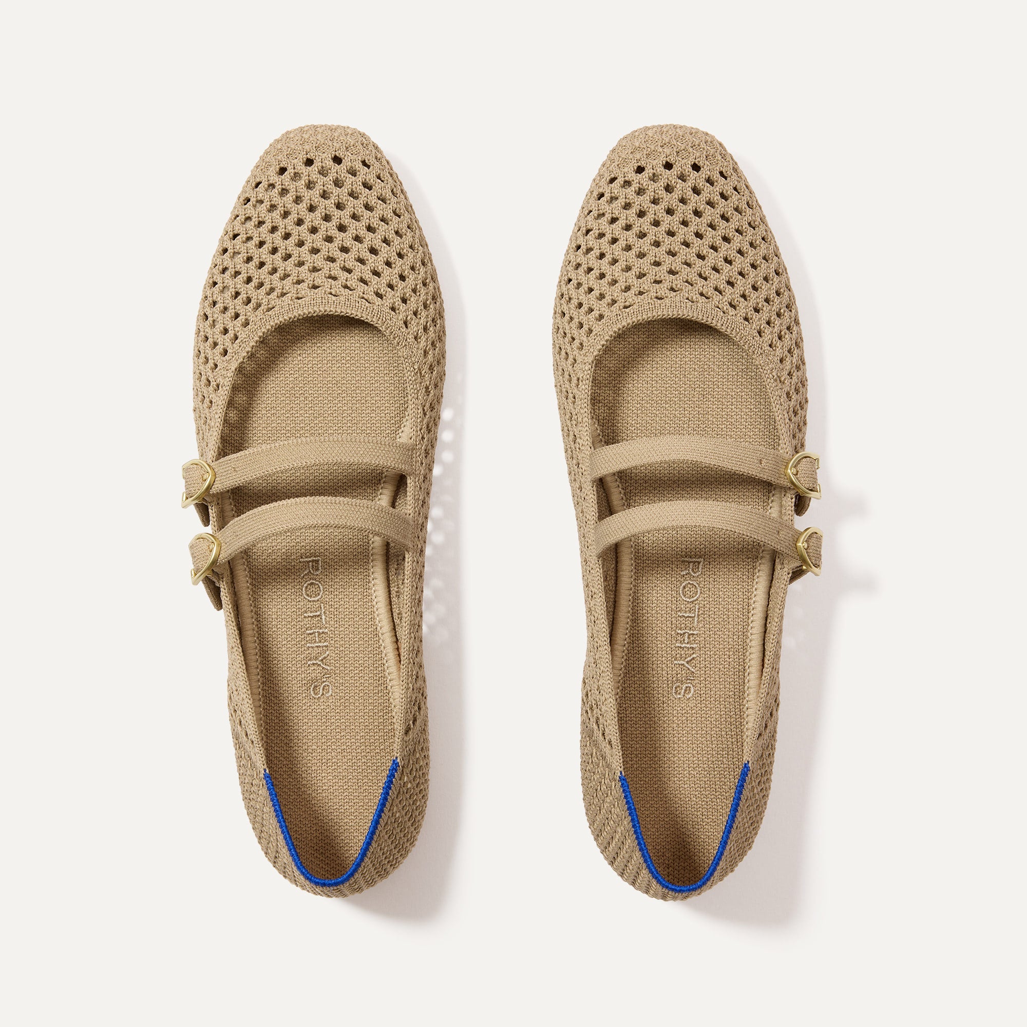 Double Buckle Mary Jane Dune Mesh