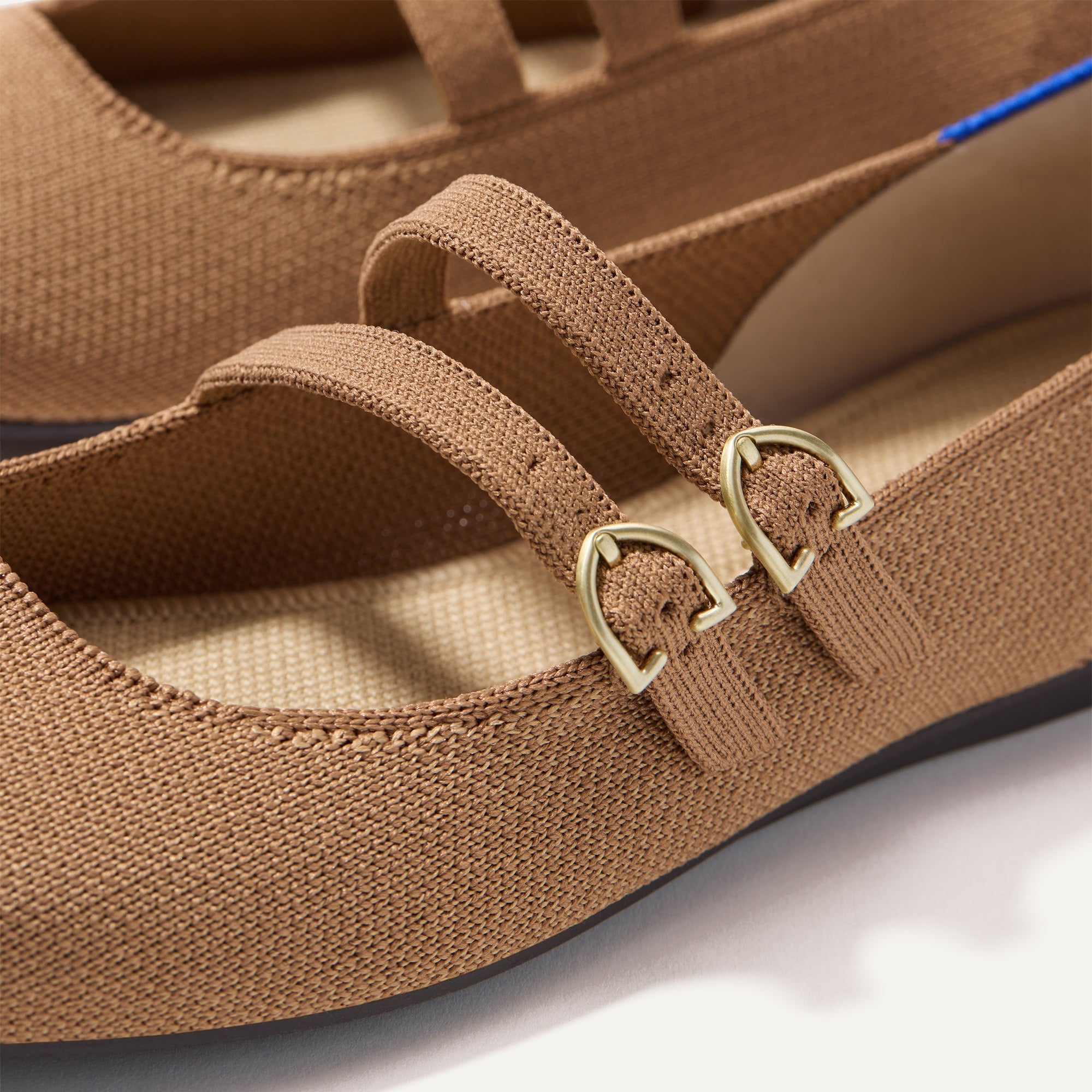 The Double Buckle Mary Jane in Java Chip | Rothy's