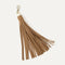 PDP |The Tassel Clip in Wren shown from the front. 