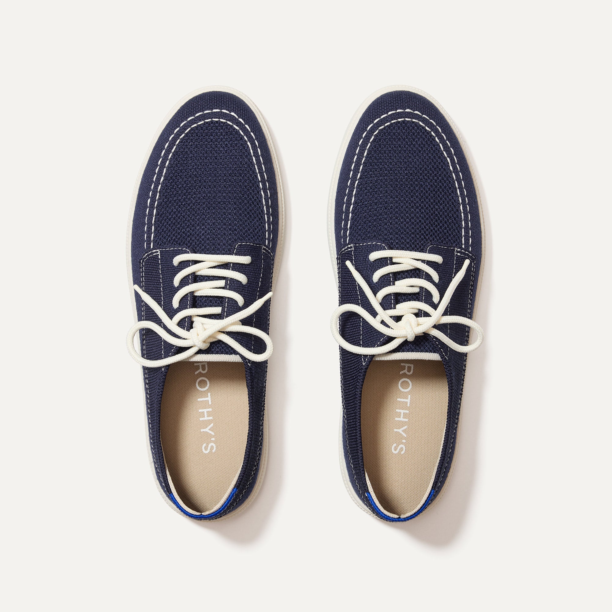 The Ravello Boat Shoe in Nautical Navy | Men display picture 1