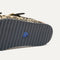 Close up of the outsole of The Buckle Slide in Eyelet Bouquet.