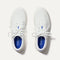 The Court Sneaker in Bright White shown from the top. 