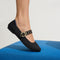 hover | Model wearing The Ballet Mary Jane in Black. 
