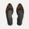 The Almond Slingback in Brown Torte shown from the top.