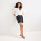 Alternate view of a model wearing The Almond Slingback. 