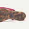 Close up of the outsole of The Almond Slingback in Hibiscus.