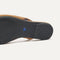 Close up of the outsole of The Almond Slingback in Tawny Captoe.