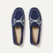 The Boat Shoe in Bay Blue shown from the top. 