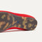 The sole of The Emblem Ballet Flat in Cardinal shown in diagonal view. 