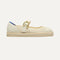 The Espadrille Mary Jane in Jasmine, shown from the side. 