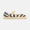 The Espadrille Mary Jane in Compass Stripe, shown from the side. 