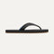 The Men's Flip Flop in Black shown from the side.