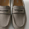 macro | Close up of the toe and vamp of The Daily Driver in Iron Herringbone. 