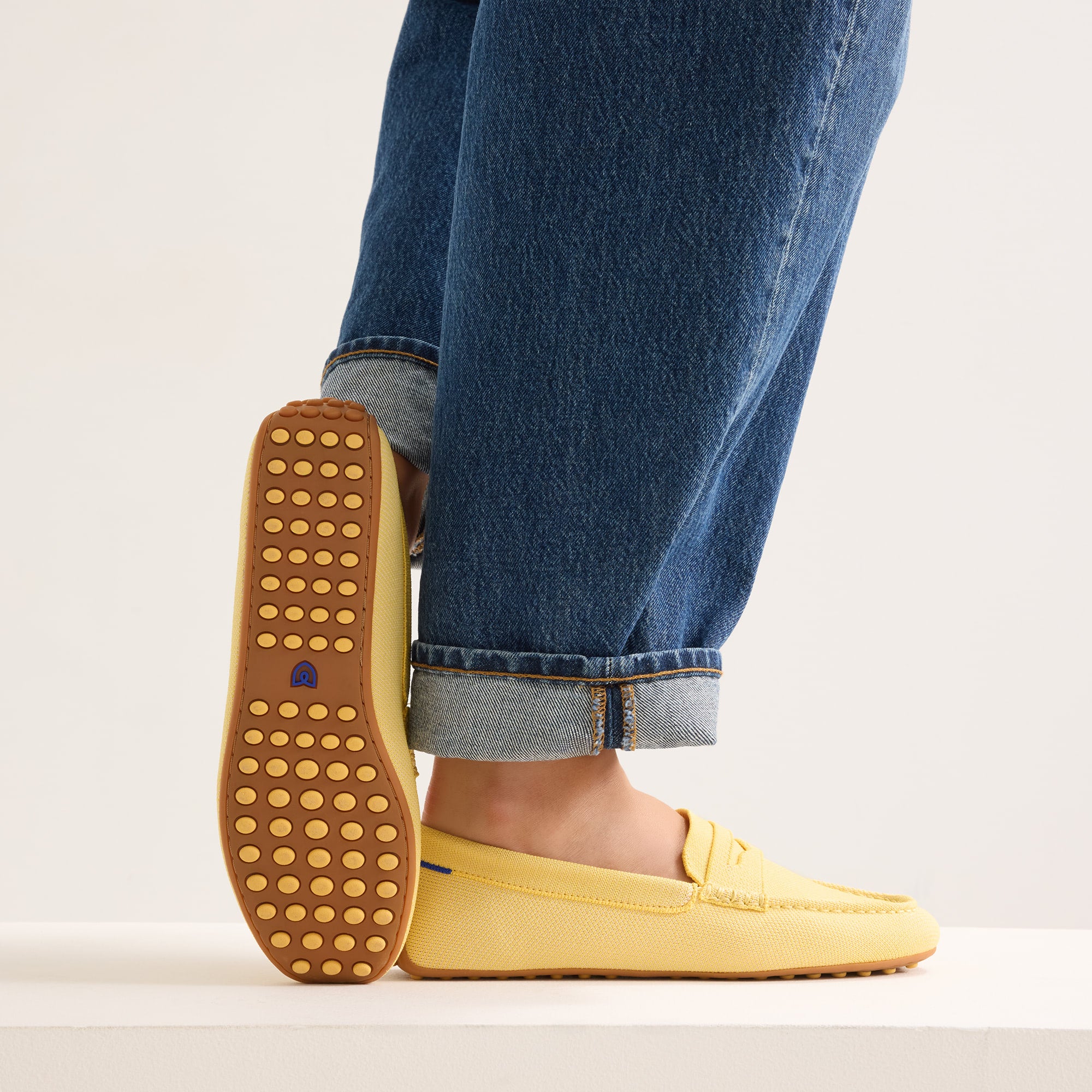 The Daily Driver in Sunwashed Yellow for Women | Rothy display picture 1