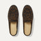 The Penny Loafer Mule in ReVelvet Cheetah shown from the top.