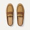 The Penny Loafer Mule in Wheat Raffia-Knit shown from the top.