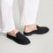 hover | Model wearing The Penny Loafer Mule in Black.