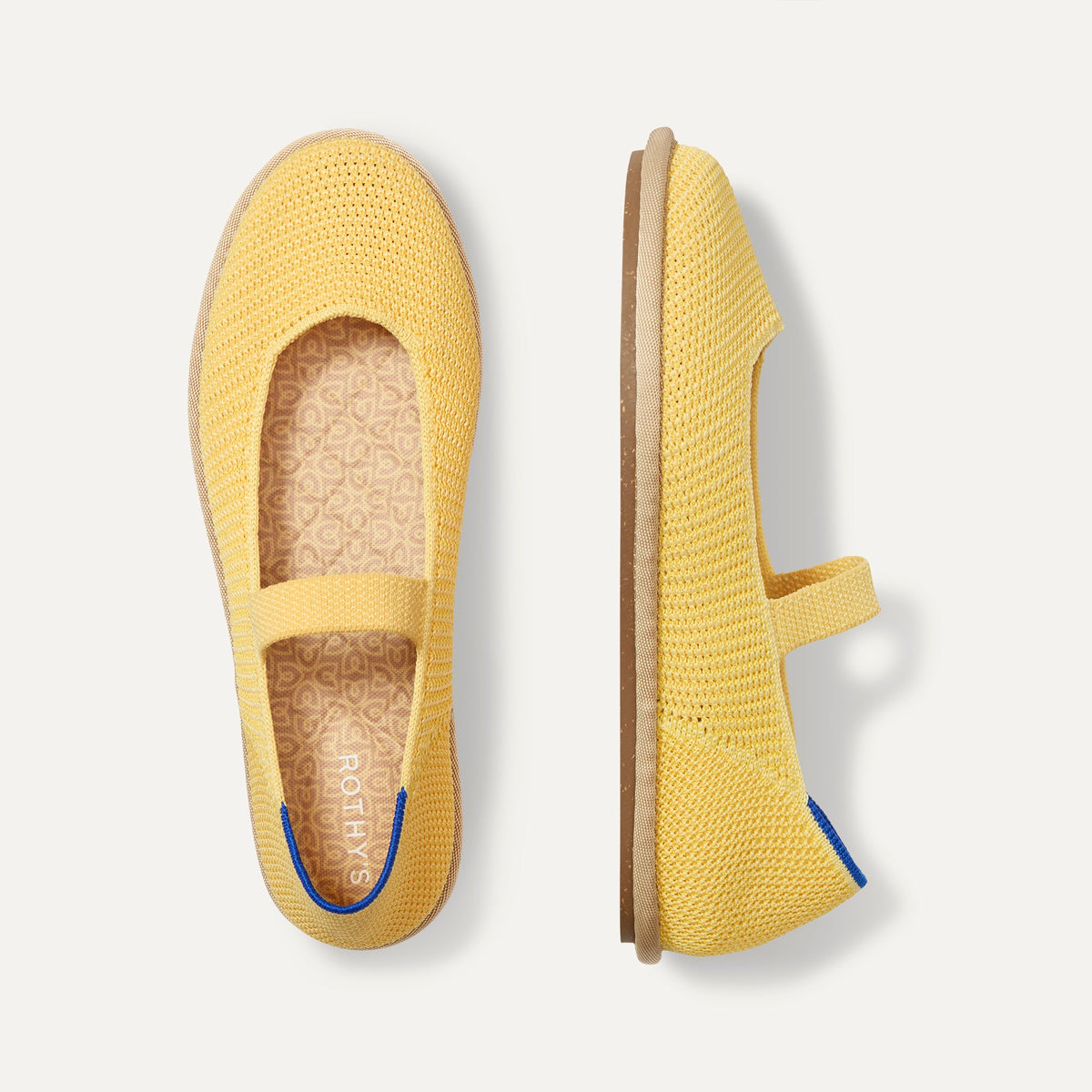 Rothy's The Cruiser Mary Jane - Sunbeam Raffia-Knit