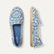 The Cruiser Loafer in Marine Bloom shown from the top. 