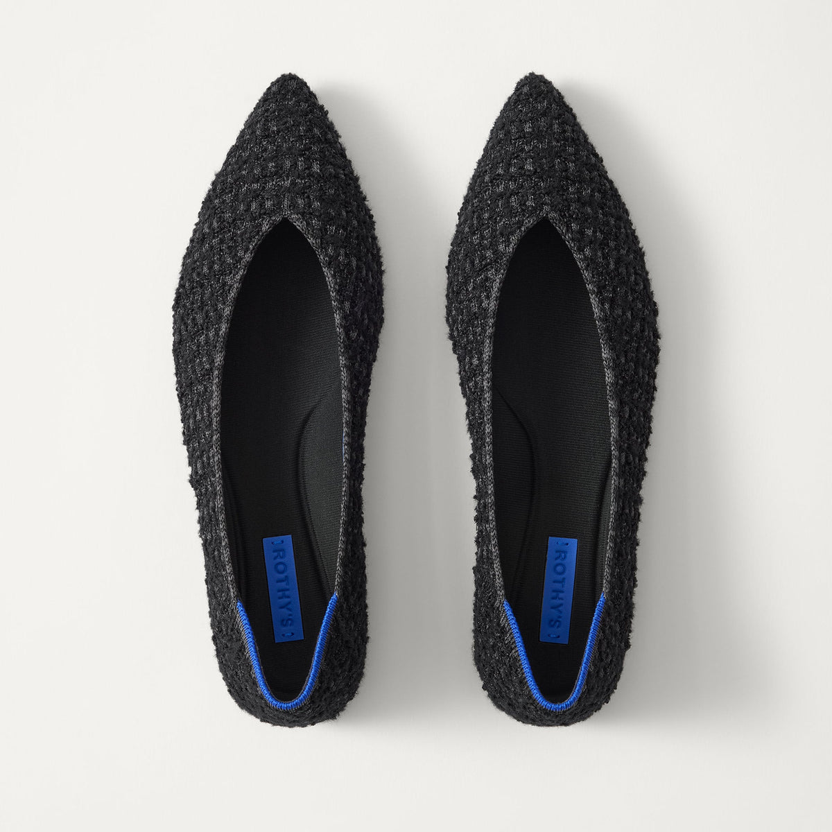 PDP | The Point III in Graphite Tweed shown from the top.