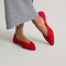 hover | Model wearing The Point III in Cherry. 