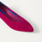 macro | Close up of the toe and vamp on The Point III in ReVelvet Mulberry Python.