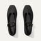 The T-Strap Mary Jane in Black shown from the top.