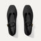 The T-Strap Mary Jane in Black shown from the top.