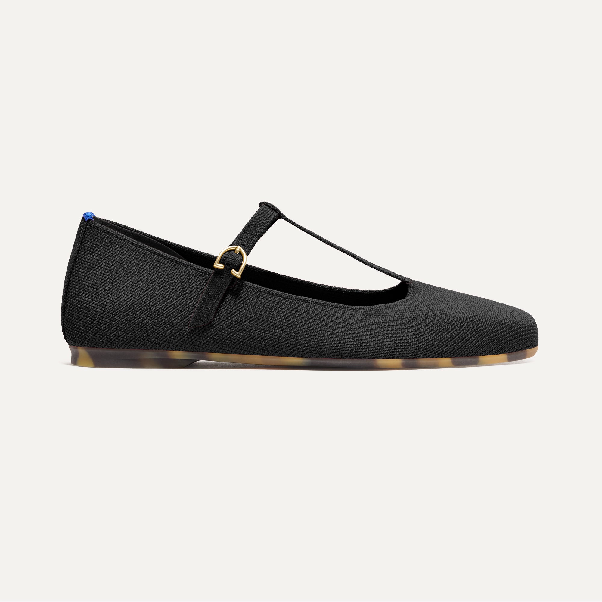 The T-Strap Mary Jane in Black | Women display picture 1