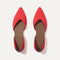 The D'Orsay Point in Red Hot shown from the top.