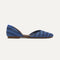 The D'Orsay Point in Sea Stripe shown from the side. 